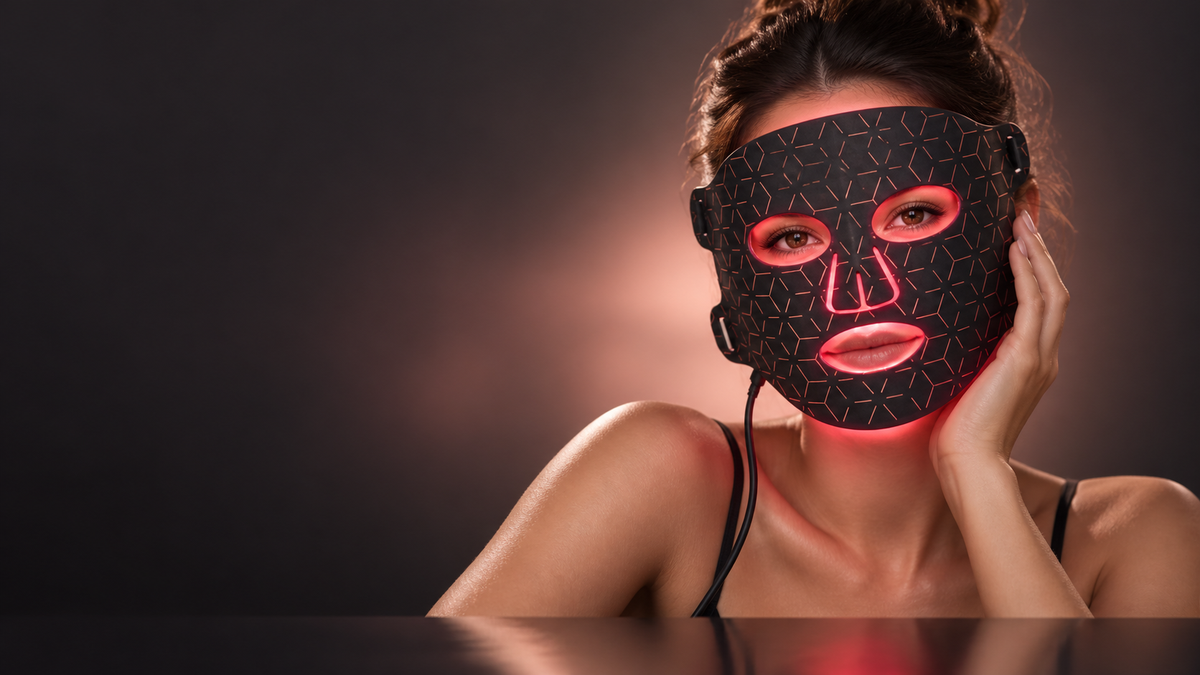 Masque LED Beauté Visage — Soin Professionnel à Domicile