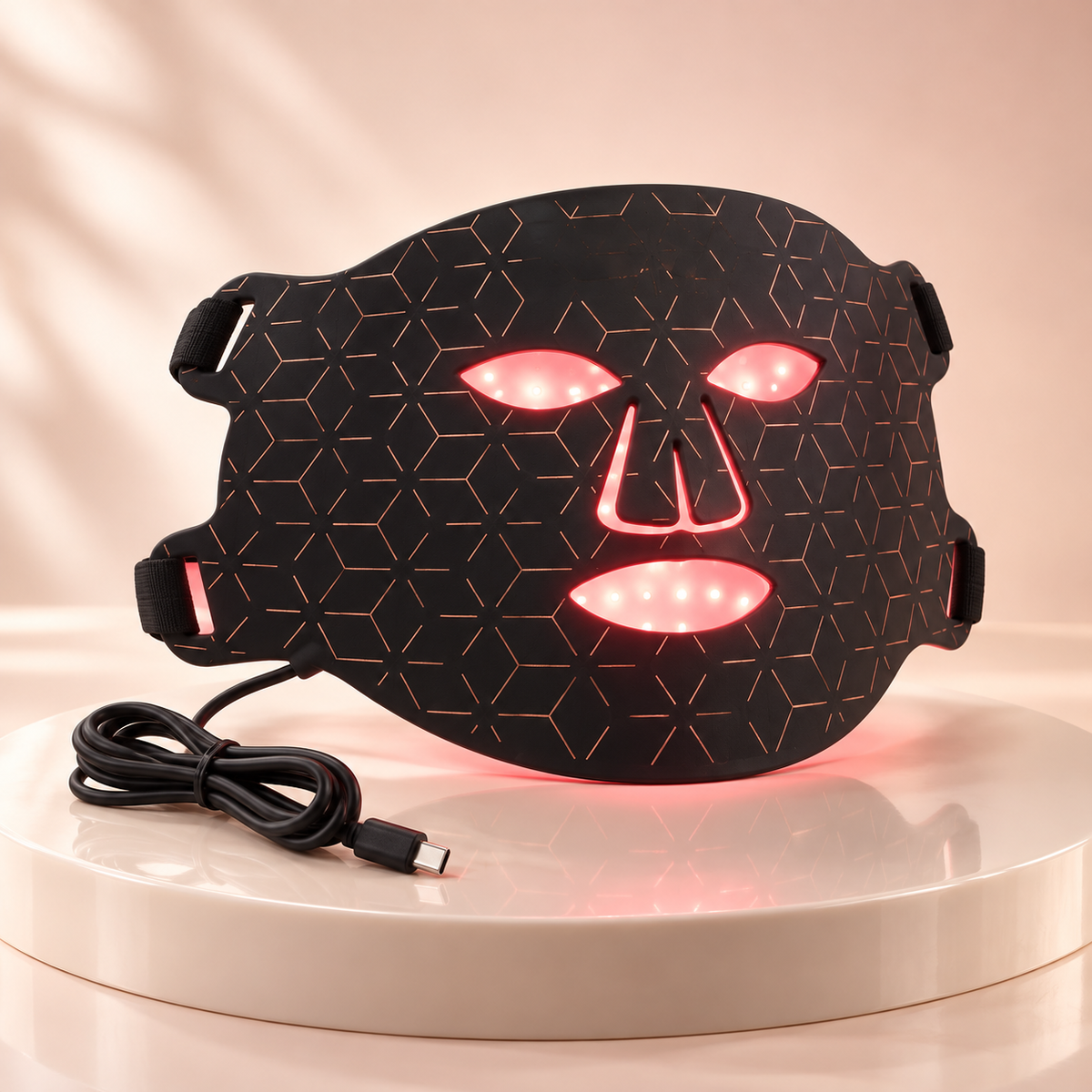 Masque LED Beauté Visage — Soin Professionnel à Domicile