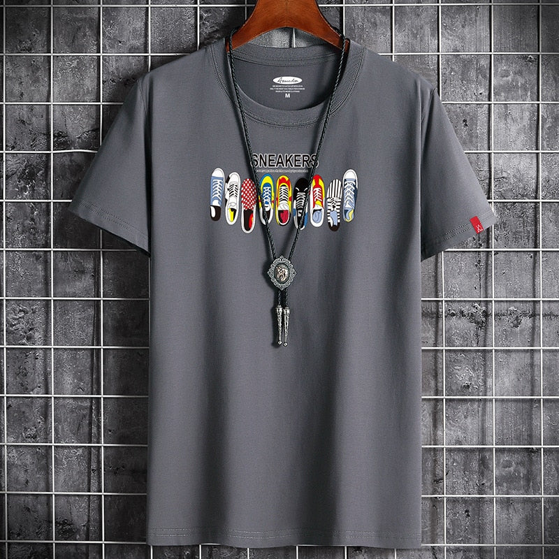 T-Shirt Oversize Graphic Anime Goth Vintage Harajuku Homme