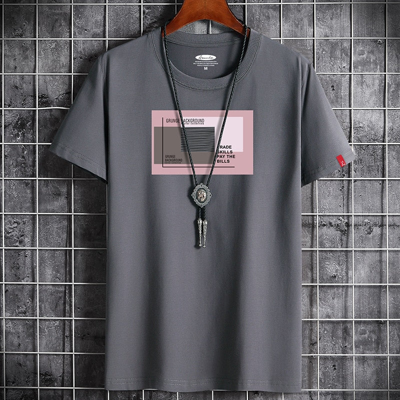 T-Shirt Col Rond Oversize Homme