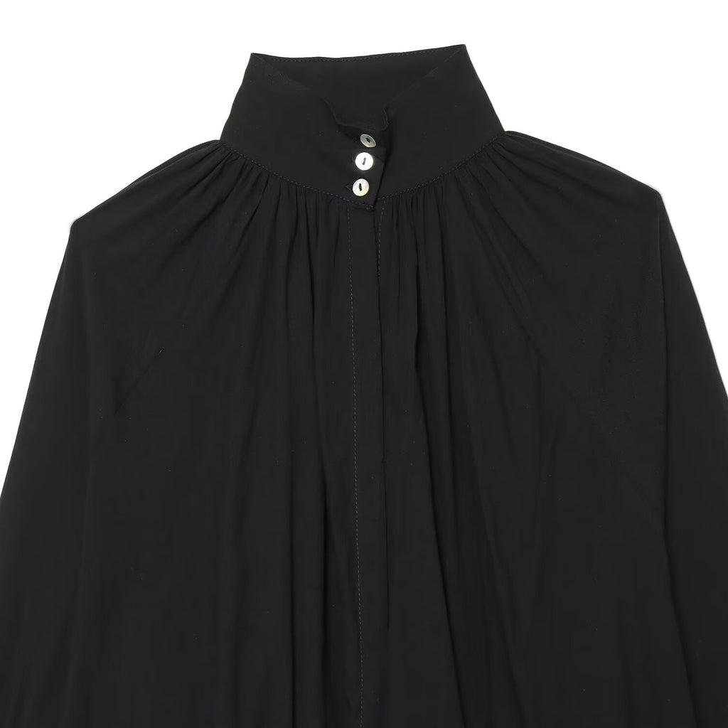 Commuting style simple and versatile high neck shirt