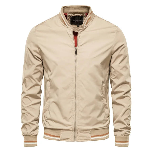 Veste Bomber Col Montant Print Brand