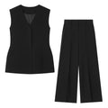 Ensemble Gilet Slim + Pantalon Droit Taille Haute