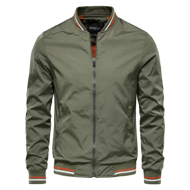 Veste Bomber Col Montant Print Brand