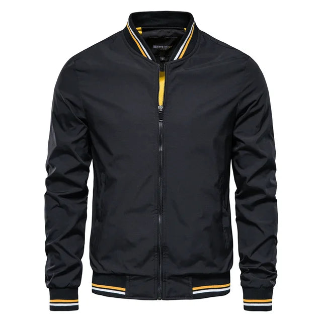 Veste Bomber Col Montant Print Brand