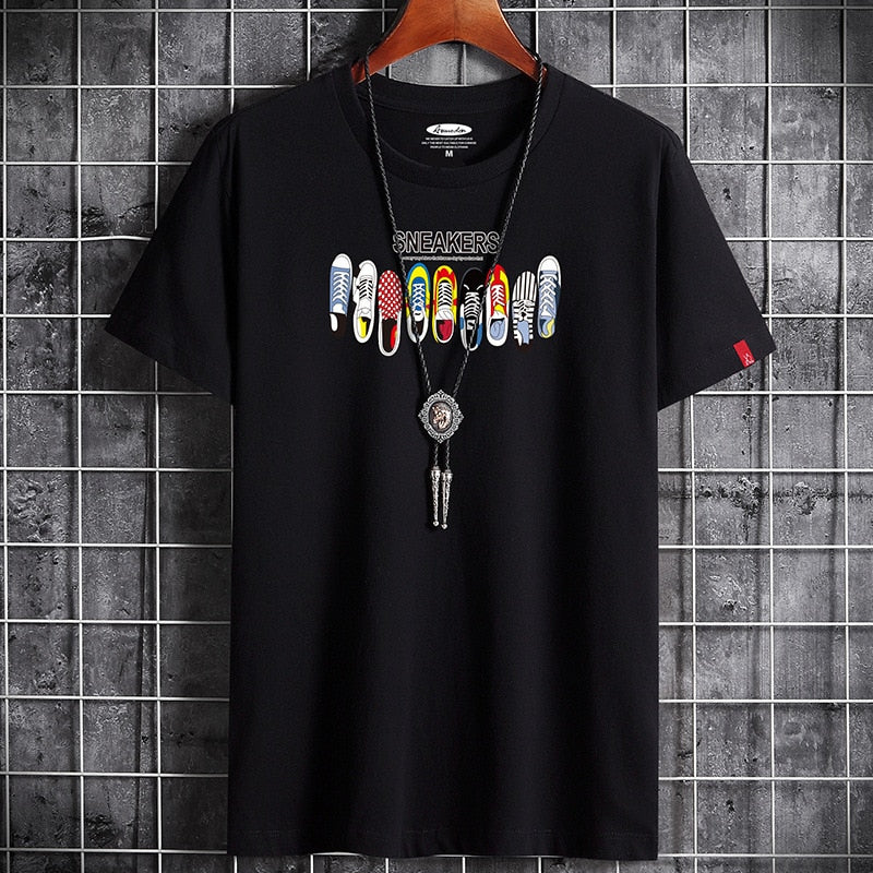 T-Shirt Oversize Graphic Anime Goth Vintage Harajuku Homme