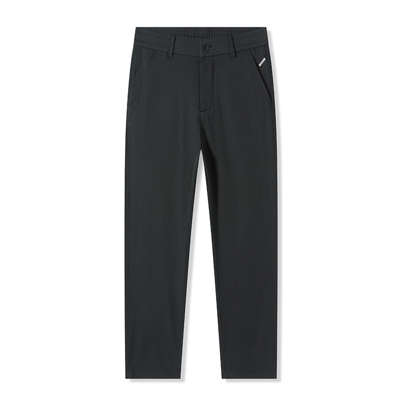 Pantalon 9/10 Slim Fit Jambe Droite Taille Mi-Haute