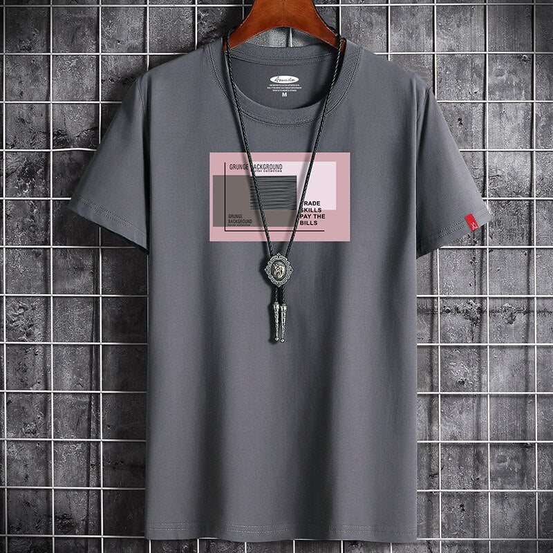 T-Shirt Col Rond Oversize Homme