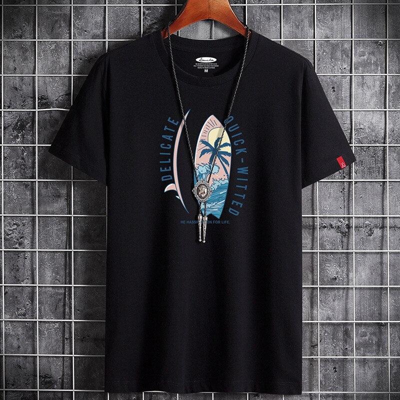 T-Shirt Oversize Graphic Anime Harajuku Homme
