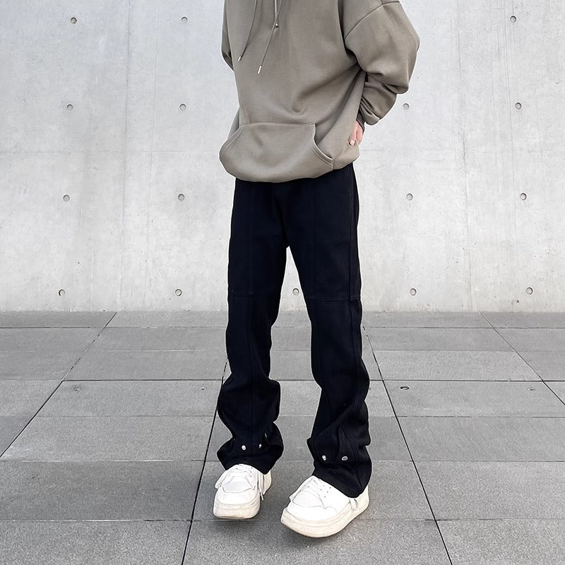 Jean Denim Flare Loose Fit Style Harajuku Homme