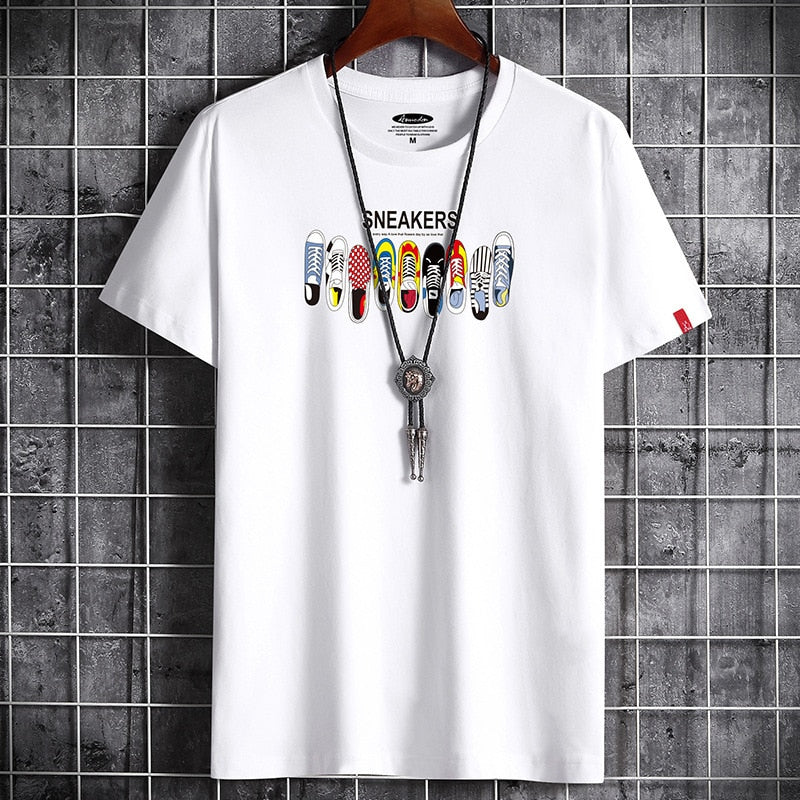 T-Shirt Oversize Graphic Anime Goth Vintage Harajuku Homme