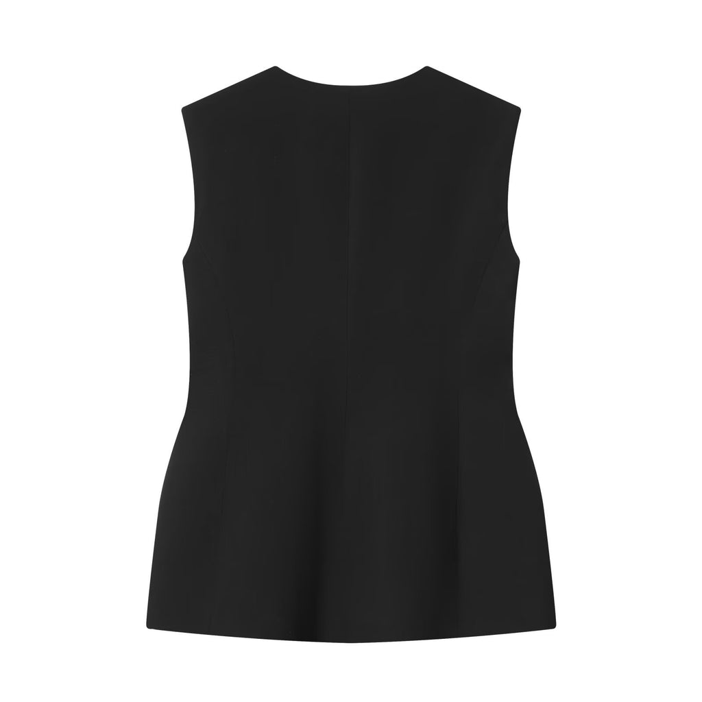 Ensemble Gilet Slim + Pantalon Droit Taille Haute