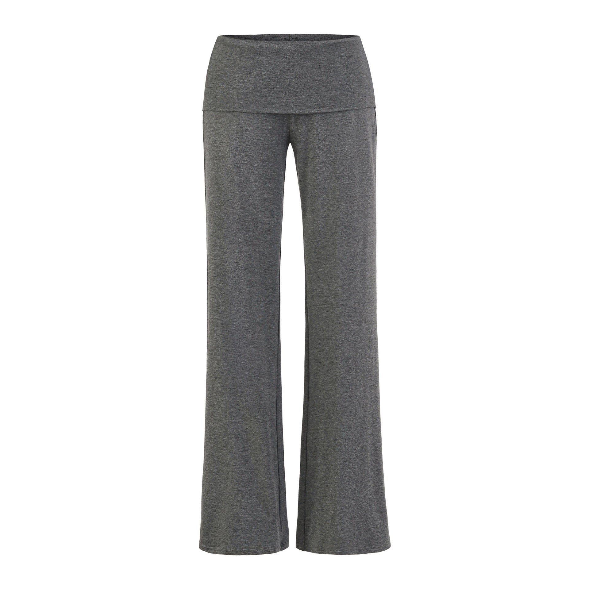 Pantalon Yoga Jambe Droite Taille Basse Ample