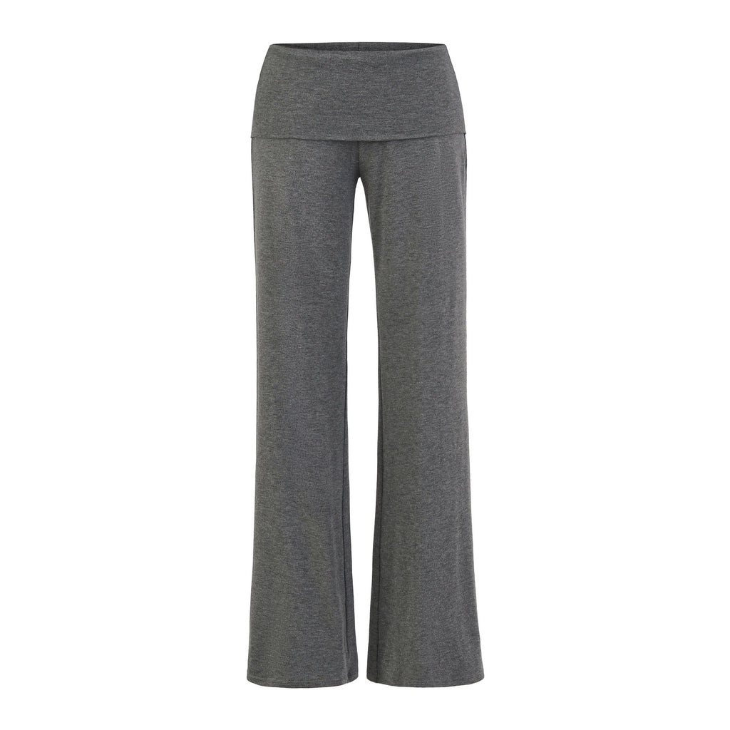 Pantalon Yoga Jambe Droite Taille Basse Ample