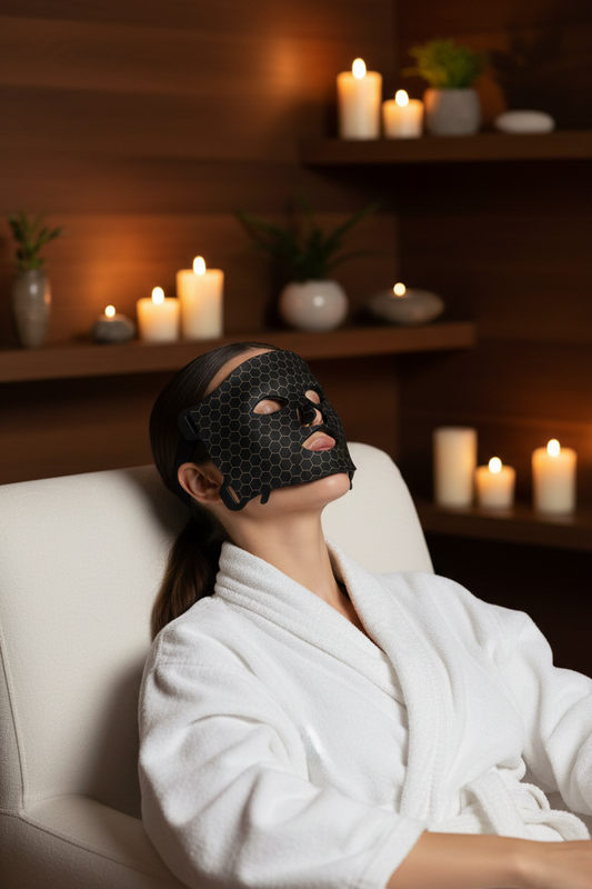 Masque LED Beauté Visage — Soin Professionnel à Domicile